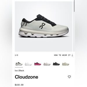 On Running Ice and Black Athletic Shoes